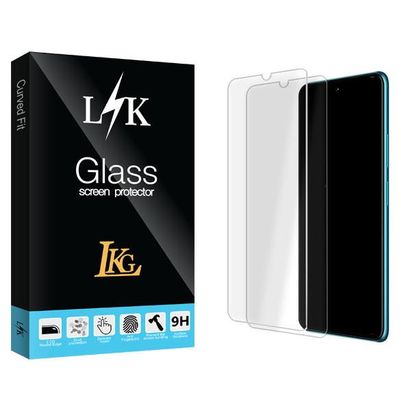 محافظ صفحه نمایش شیشه ای ال کا جی مدل LK Glass MIX مناسب برای گوشی موبایل جی پلاس P10 بسته دو عددی LKG LK Glass MIX Screen Protector For Gplus P10 Pack Of 2